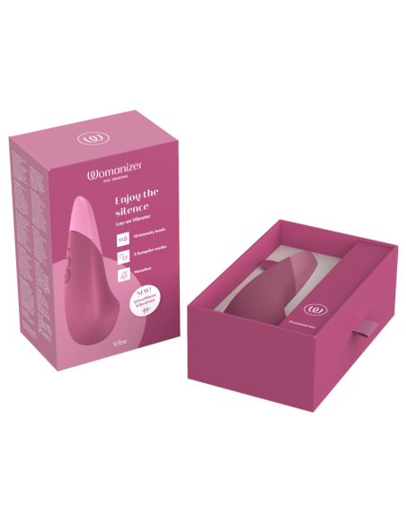 WOMANIZER VIBE LAY ON SILENT VIBRATOR DUSKY PINK