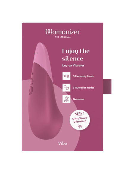 WOMANIZER VIBE LAY ON SILENT VIBRATOR DUSKY PINK