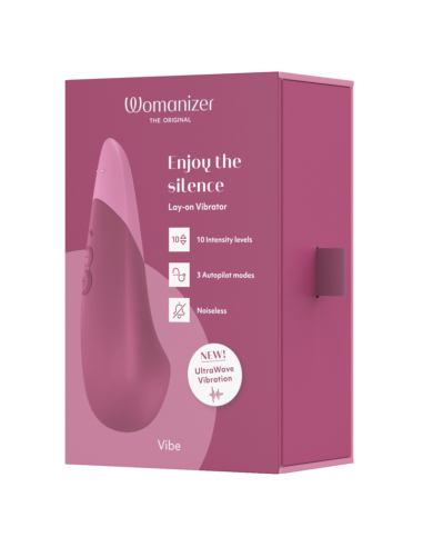WOMANIZER VIBE LAY ON SILENT VIBRATOR DUSKY PINK