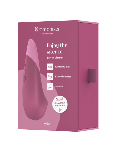 WOMANIZER VIBE LAY ON SILENT VIBRATOR DUSKY PINK