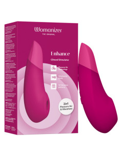 WOMANIZER ENHANCE CLITORIAL STIMULATOR VIBRANT PINK
