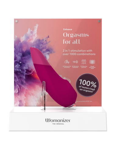 WOMANIZER ENHANCE CLITORIAL STIMULATOR VIBRANT PINK