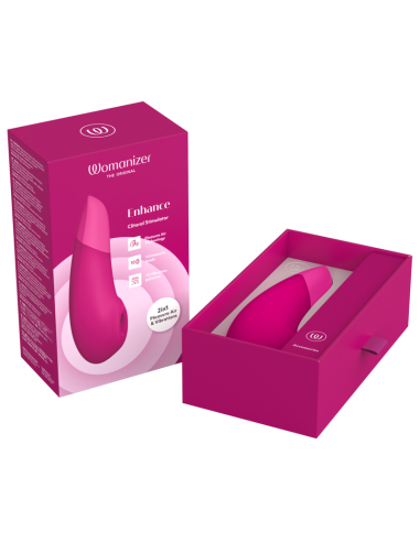 WOMANIZER ENHANCE CLITORIAL STIMULATOR VIBRANT PINK