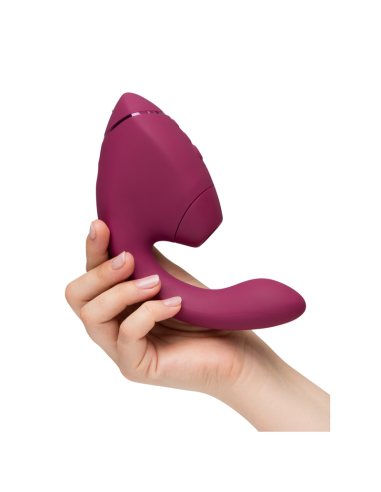 WOMANIZER DUO NEXT DUAL CLITORAL G SPOT STIMULATOR DUSKY PINK