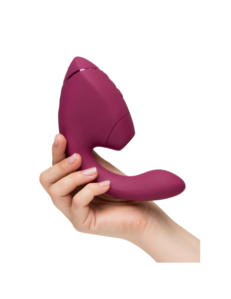 WOMANIZER DUO NEXT DUAL CLITORAL G SPOT STIMULATOR DUSKY PINK