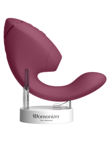 WOMANIZER DUO NEXT DUAL CLITORAL G SPOT STIMULATOR DUSKY PINK