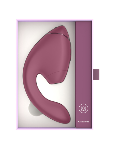WOMANIZER DUO NEXT DUAL CLITORAL G SPOT STIMULATOR DUSKY PINK