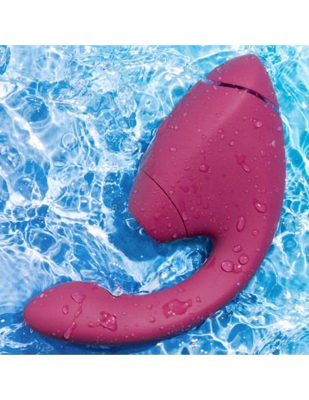 WOMANIZER DUO NEXT DUAL CLITORAL G SPOT STIMULATOR DUSKY PINK