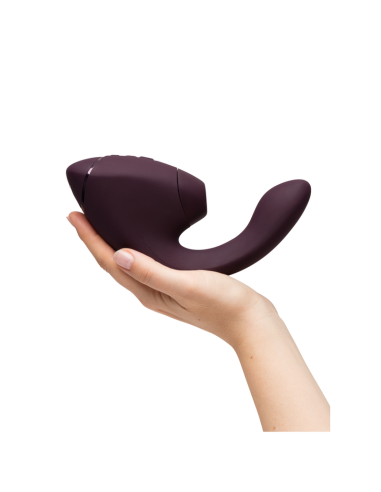 WOMANIZER DUO NEXT DUAL CLITORAL G SPOT STIMULATOR DARK PURPLE