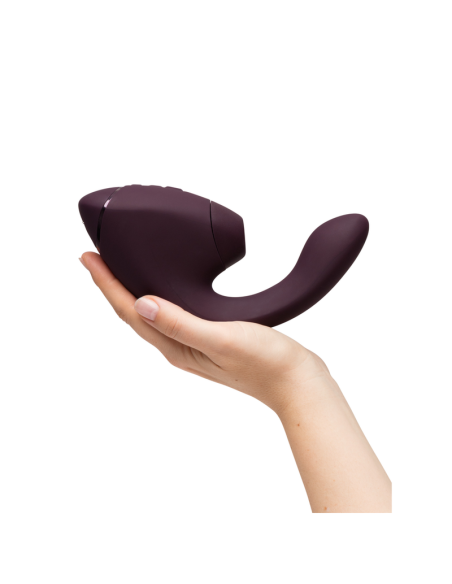 WOMANIZER DUO NEXT DUAL CLITORAL G SPOT STIMULATOR DARK PURPLE