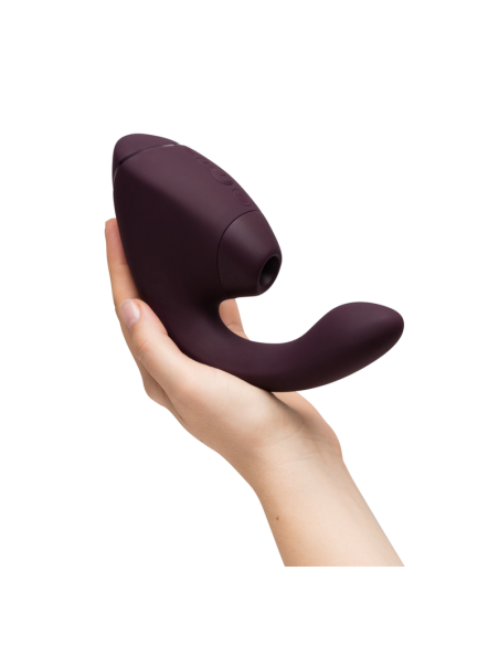 WOMANIZER DUO NEXT DUAL CLITORAL G SPOT STIMULATOR DARK PURPLE