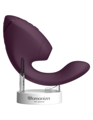 WOMANIZER DUO NEXT DUAL CLITORAL G SPOT STIMULATOR DARK PURPLE