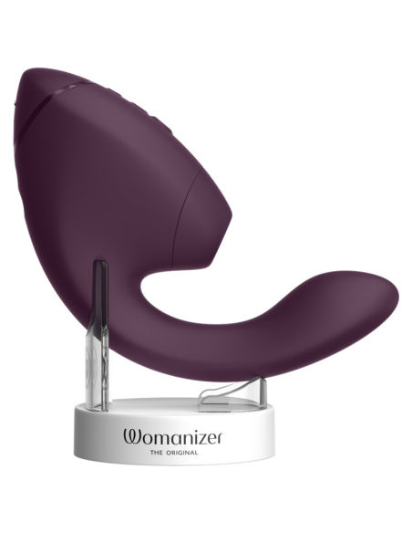 WOMANIZER DUO NEXT DUAL CLITORAL G SPOT STIMULATOR DARK PURPLE