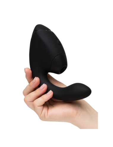 WOMANIZER DUO NEXT DUAL CLITORAL G SPOT STIMULATOR BLACK