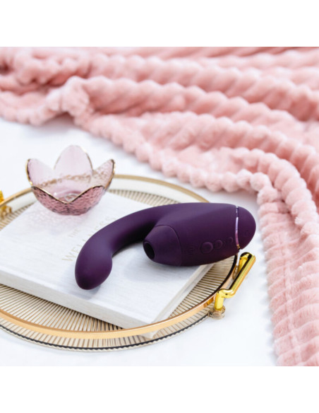 WOMANIZER DUO NEXT DUAL CLITORAL G SPOT STIMULATOR BLACK