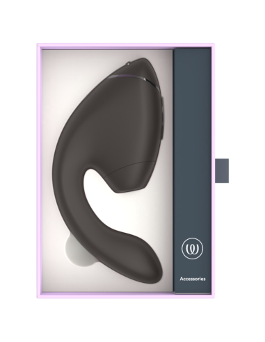 WOMANIZER DUO NEXT DUAL CLITORAL G SPOT STIMULATOR BLACK