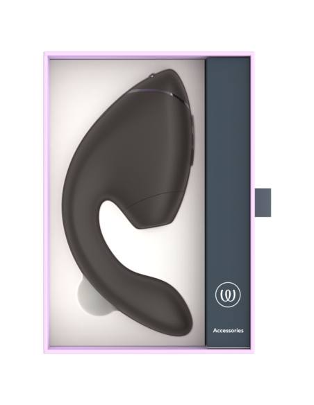 WOMANIZER DUO NEXT DUAL CLITORAL G SPOT STIMULATOR BLACK