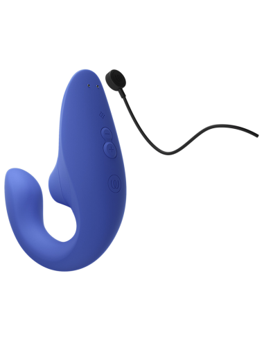 WOMANIZER BLEND RABBIT VIBRATOR STIMULATOR VIBRANT BLUE