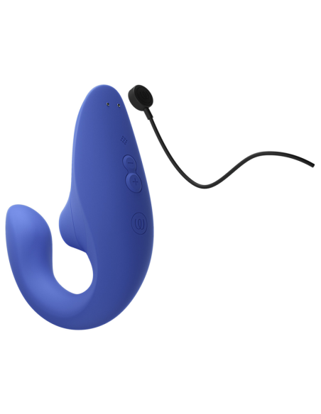 WOMANIZER BLEND RABBIT VIBRATOR STIMULATOR VIBRANT BLUE
