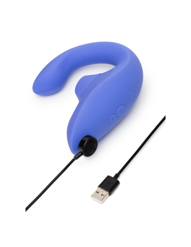 WOMANIZER BLEND RABBIT VIBRATOR STIMULATOR VIBRANT BLUE