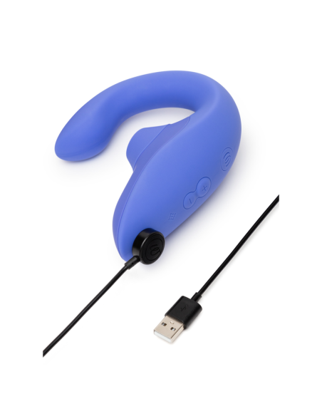 WOMANIZER BLEND RABBIT VIBRATOR STIMULATOR VIBRANT BLUE