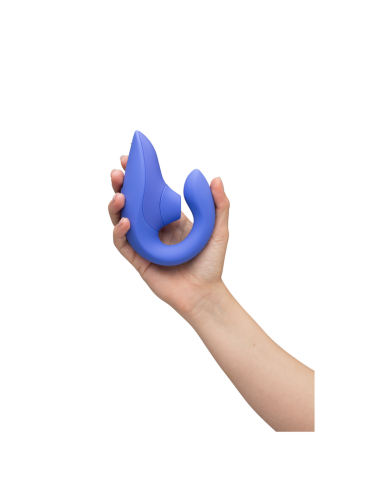 WOMANIZER BLEND RABBIT VIBRATOR STIMULATOR VIBRANT BLUE