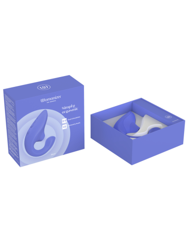 WOMANIZER BLEND RABBIT VIBRATOR STIMULATOR VIBRANT BLUE