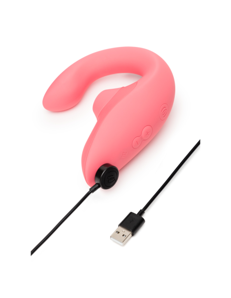 WOMANIZER BLEND RABBIT VIBRATOR STIMULATOR VIBRANT ROSE