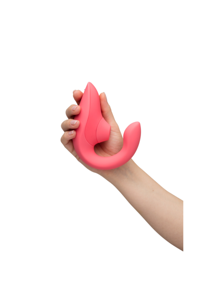 WOMANIZER BLEND RABBIT VIBRATOR STIMULATOR VIBRANT ROSE