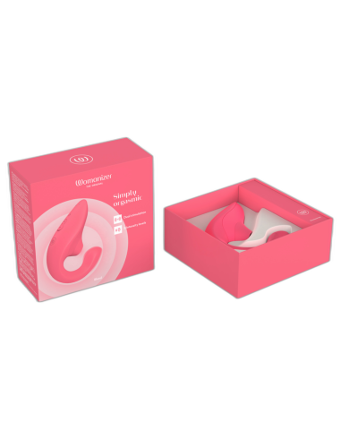 WOMANIZER BLEND RABBIT VIBRATOR STIMULATOR VIBRANT ROSE