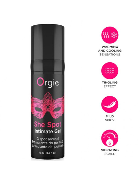 ORGIE SHE SPOT G SPOT AROUSAL INTIMATE GEL 15 ML