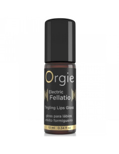 ORGIE ELECTRIC FELLATIO VIBRATING TINGLING LIP GLOSS 10 ML 2
