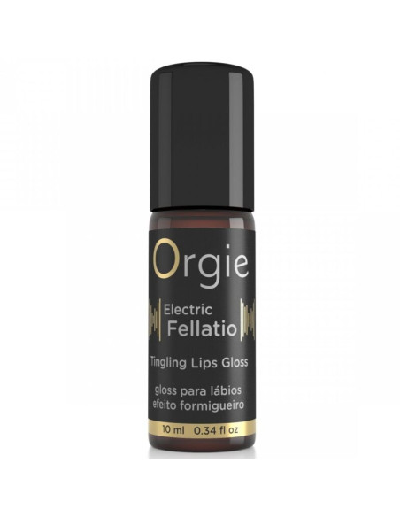 ORGIE ELECTRIC FELLATIO VIBRATING TINGLING LIP GLOSS 10 ML