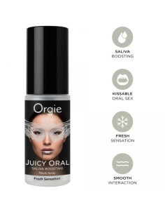 ORGIE JUICY ORAL SALIVA BOOSTING MOUTH SPRAY MINT 15 ML