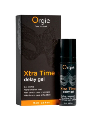 ORGIE XTRA TIME DELAY GEL ANESTHETIC FREE 15 ML