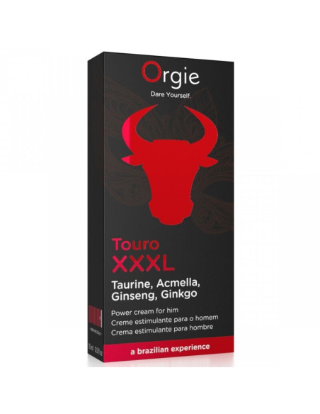 ORGIE TOURO XXXL ERECTION ENHANCER AND ENLARGER CREAM 15 ML