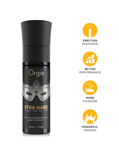 ORGIE XTRA HARD AROUSAL AND ERECTION ENHANCER GEL 50 ML