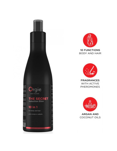 ORGIE THE SECRET SEDUCTION ELIXIR 10 IN 1 BODY AND HAIR LOTION 200 ML