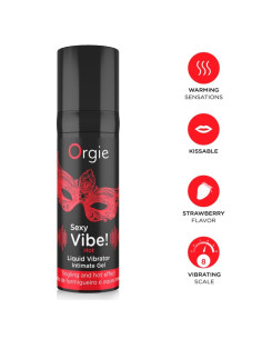 ORGIE SEXY VIBE HOT WARMING LIQUID VIBRATOR 15 ML