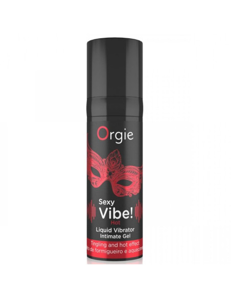 ORGIE SEXY VIBE HOT WARMING LIQUID VIBRATOR 15 ML