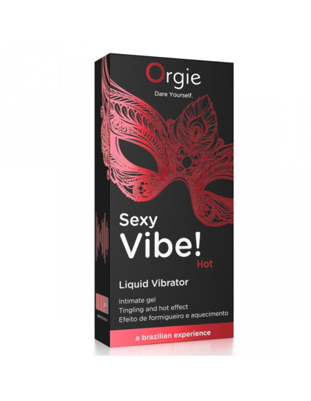 ORGIE SEXY VIBE HOT WARMING LIQUID VIBRATOR 15 ML