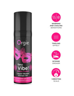ORGIE SEXY VIBE INTENSE ORGASM MULTIPLE SENSATIONS INTIMATE GEL 15 ML