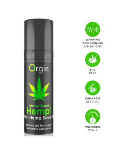 ORGIE HEMP INTENSE ORGASM MULTIPLE SENSATIONS INTIMATE GEL 15 ML