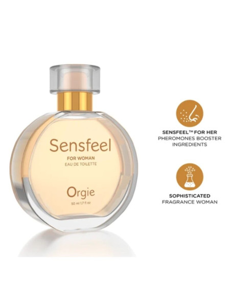 ORGIE SENSFEEL FOR WOMAN PHEROMONE BOOSTER EAU DE TOILETTE 50 ML