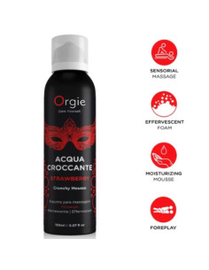 ORGIE ACQUA CROCCANTE STRAWBERRY CRUNCHY MASSAGE MOUSSE 150 ML