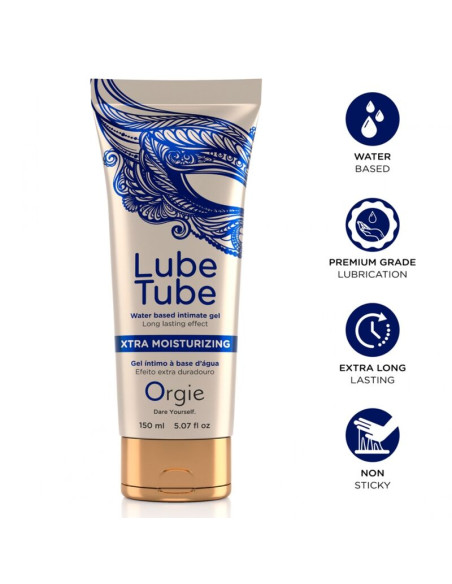 ORGIE LUBE TUBE XTRA MOISTURIZING WATER BASED INTIMATE GEL 150 ML