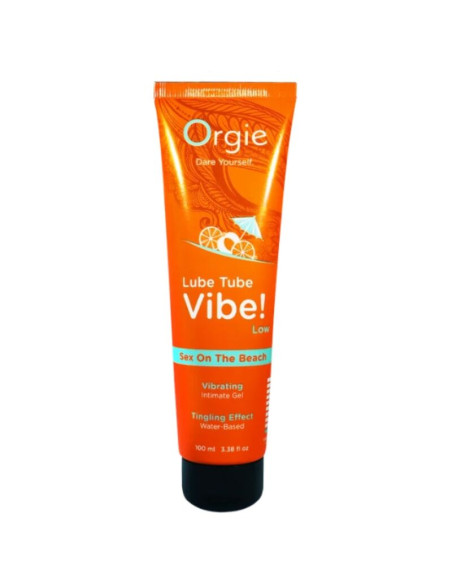 ORGIE LUBE TUBE VIBE SEX ON THE BEACH KISSABLE INTIMATE GEL LOW TINGLING 100 ML