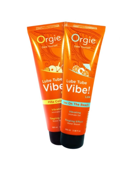 ORGIE LUBE TUBE VIBE SEX ON THE BEACH KISSABLE INTIMATE GEL LOW TINGLING 100 ML