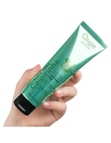 ORGIE LUBE TUBE COCKTAIL CAIPIRINHA KISSABLE WATER BASED INTIMATE GEL 100 ML
