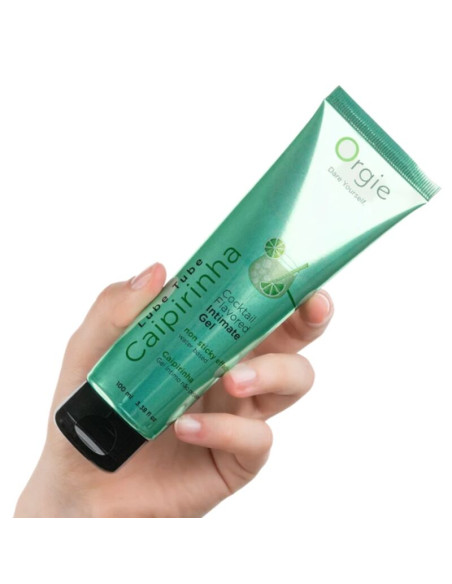 ORGIE LUBE TUBE COCKTAIL CAIPIRINHA KISSABLE WATER BASED INTIMATE GEL 100 ML